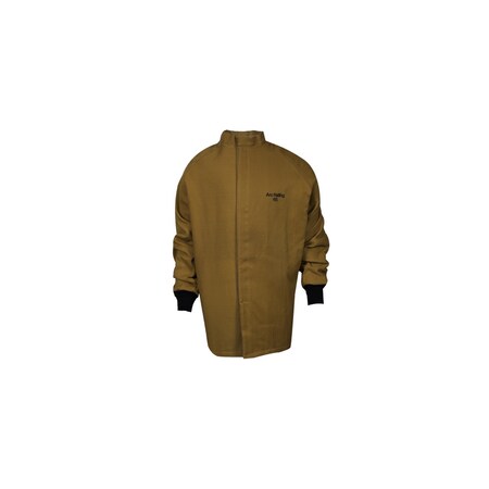 National Safety Apparel ARCGUARD BROWN COAT 32"LONG-2X, MULTI-LAYER KEVLAR/ NOMEX ARC C04KDQT032X32
